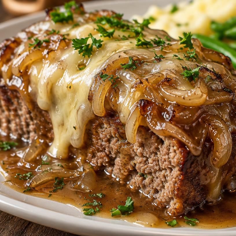 French Onion Meatloaf